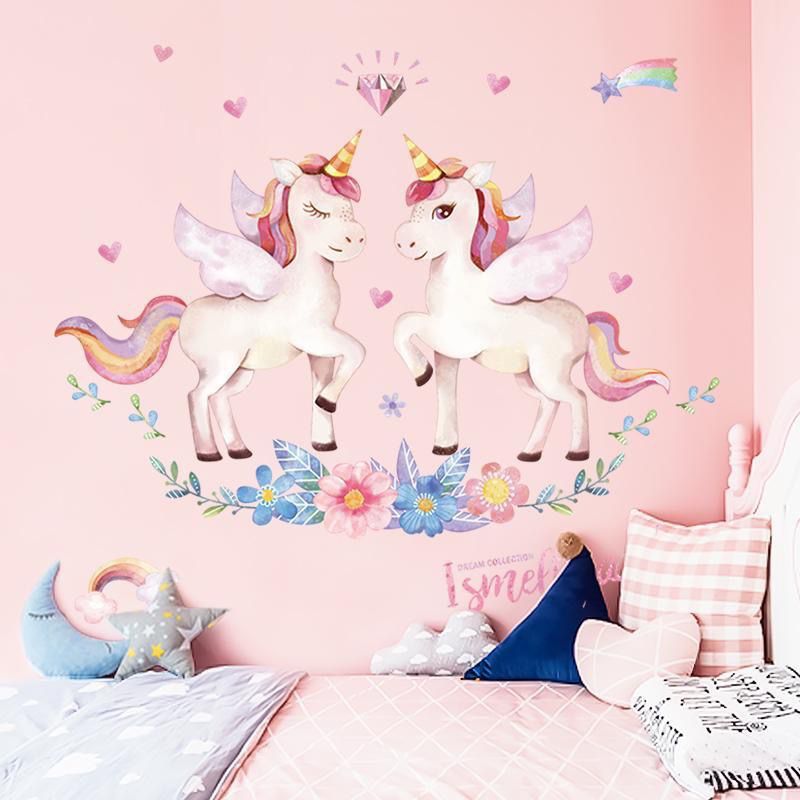 Decal dán tường ngựa pony QR9091