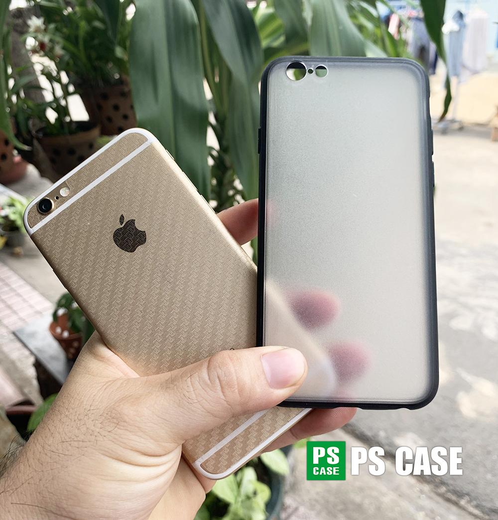 Ốp lưng iPhone 6 Plus, iPhone 6s Plus, viền dẻo đen cao cấp - PS Case phân phối