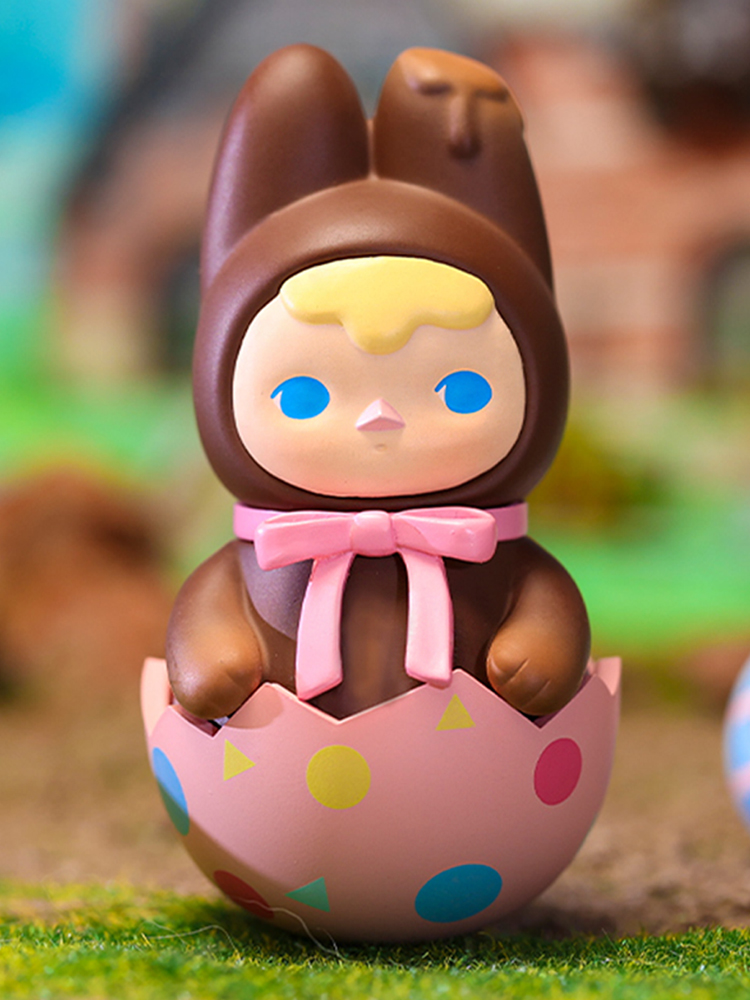 POP MART PUCKY Chocolate Bunny Baby Blister Package Figures