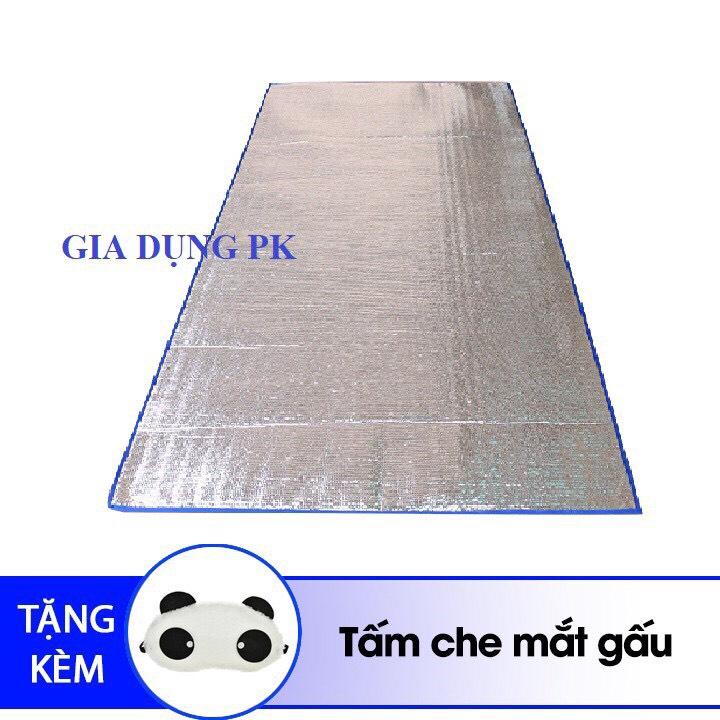 [HCM]Chiếu ngủ trưa cá nhân văn phòng 100x180cm + tặng kèm tấm che mắt gấu Panda chiếu mặt mút dày 2mm êm ái xếp gọn tiện lợi