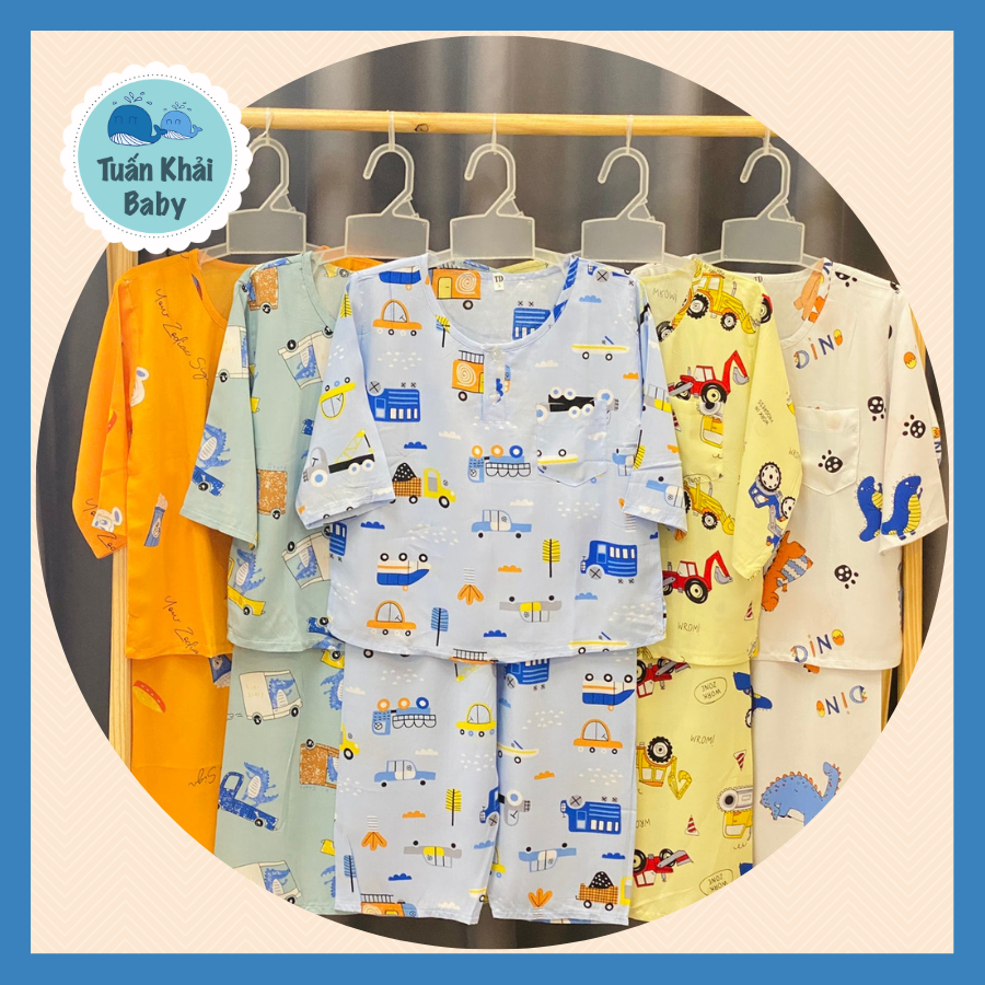 Combo 5 bộ quần áo tole lanh bé trai | mẫu tay dài cài 2 nút trước |size 1-14 cho bé 5-45kg| chất vải tole lanh 2 da loại 1 mềm mịn mát cho bé trai| hàng việt nam | đồ bộ bé trai | quần áo trẻ em| đồ tôn trẻ em