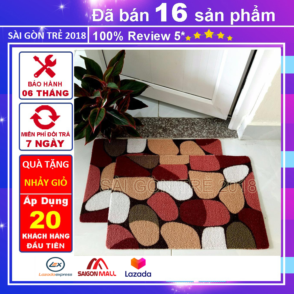 Thảm lau chân 3D siêu đẹp (giao mẫu ngẫu nhiên)