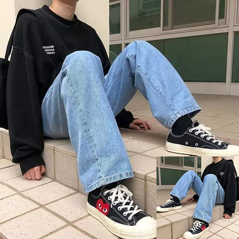 Quần baggy nam ống rộng