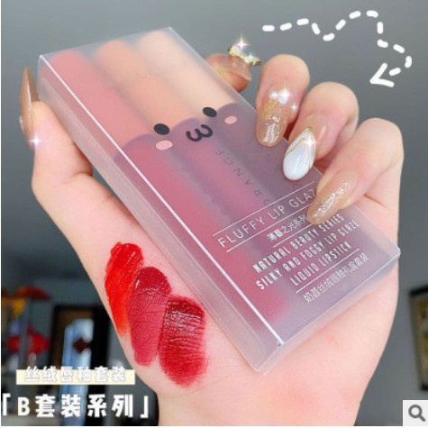 Set 3 son kem siêu xinh , siêu lì , lâu trôi hudapro
