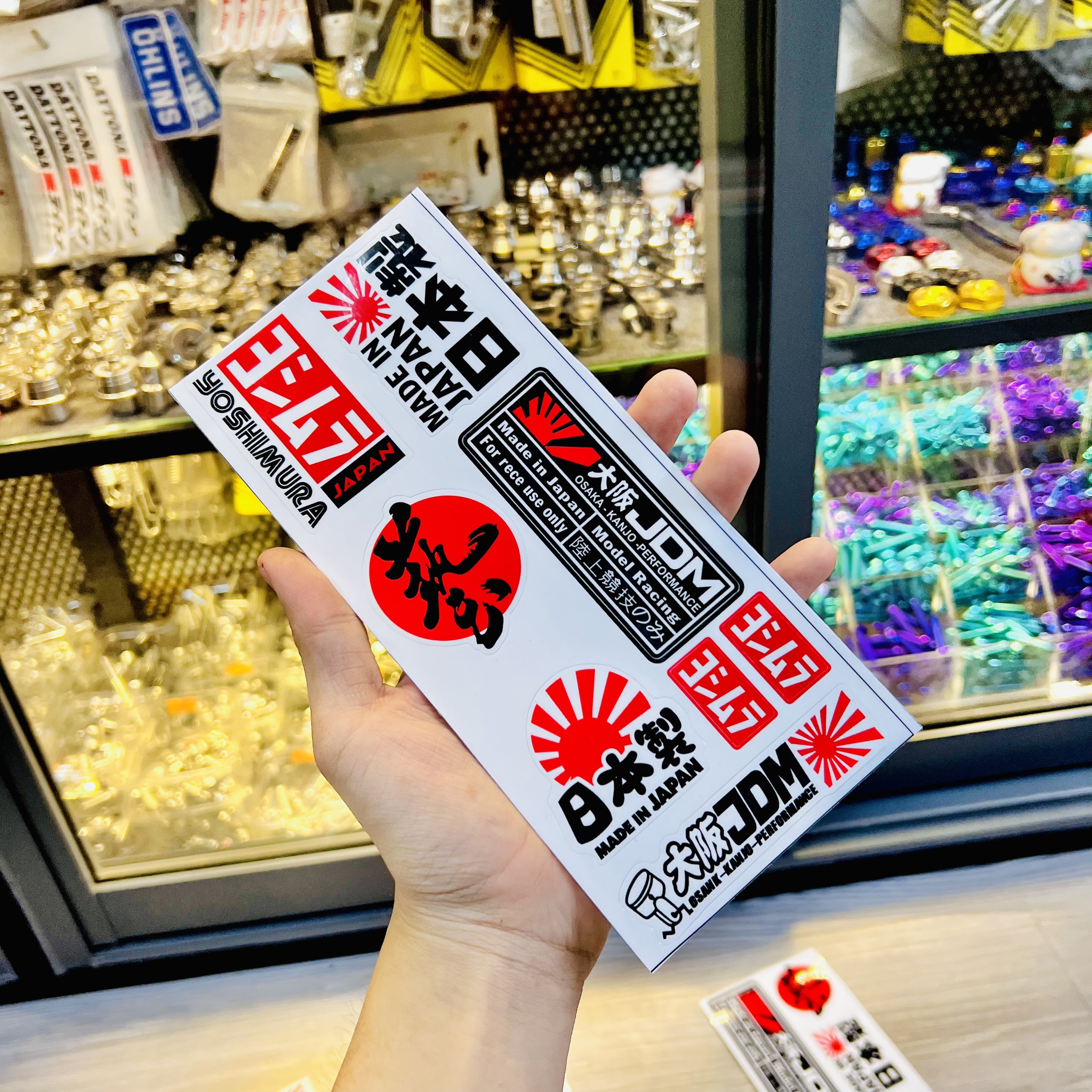 Combo Tem stick JDM/Nhật Bản | YOSHIMURA - Decal MADE IN JAPAN