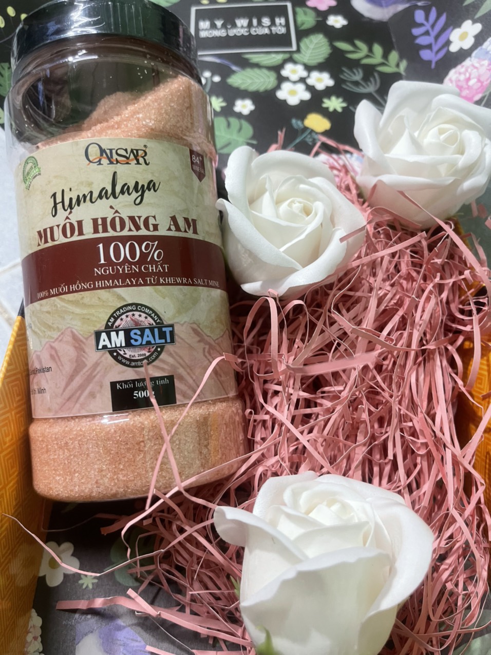 (Hàng nhập khẩu) Muối Hồng Himalaya 500g