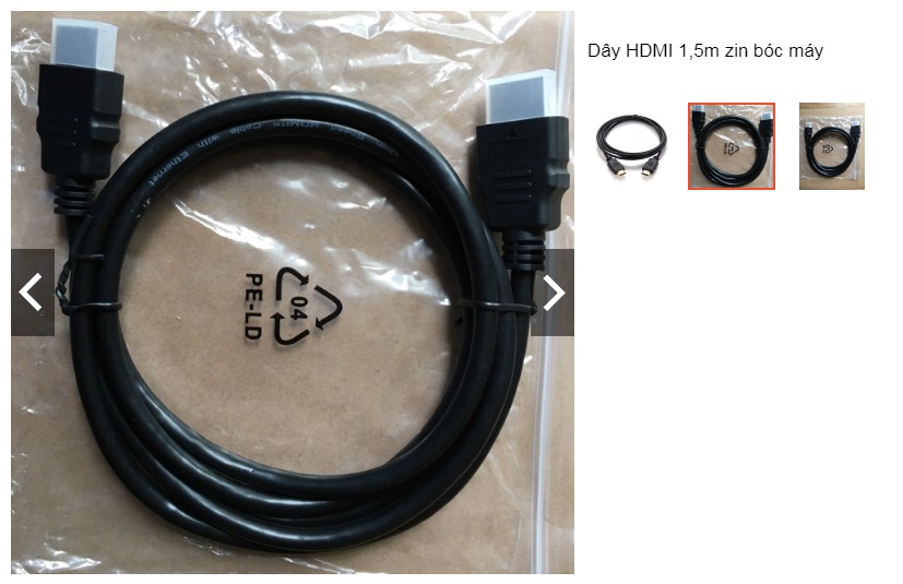 Dây HDMI dài 1,5m hàng chuẩn