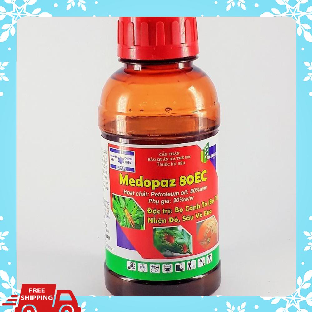 Thuoc trừ nhện MEDOPAZ 80C (450ml) chuyên tri. nhện đỏ, bọ cánh tơ, bọ trĩ, sâu vẽ bùa
