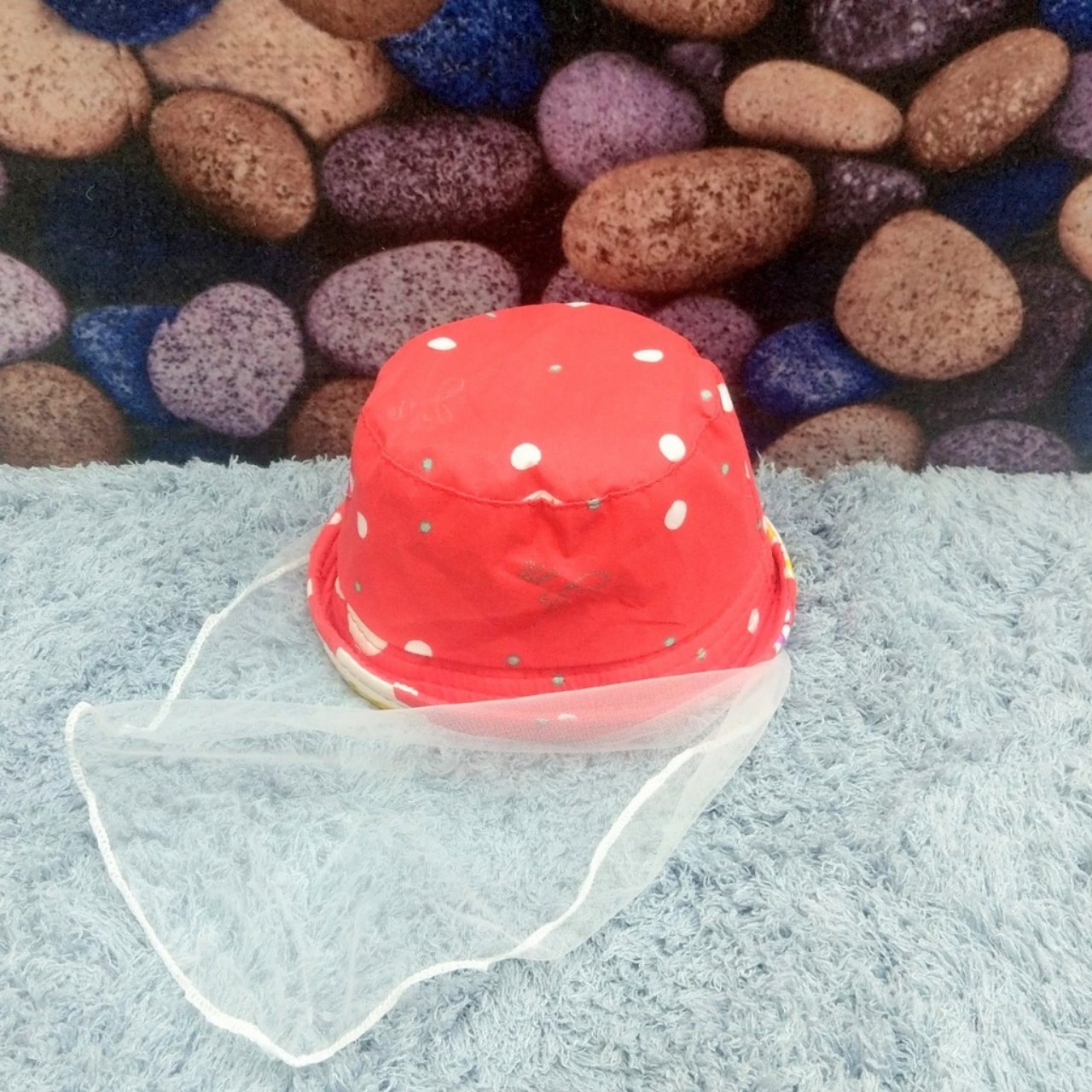 Mũ voan cho bé dưới 12 tháng (mẫu thỏ)