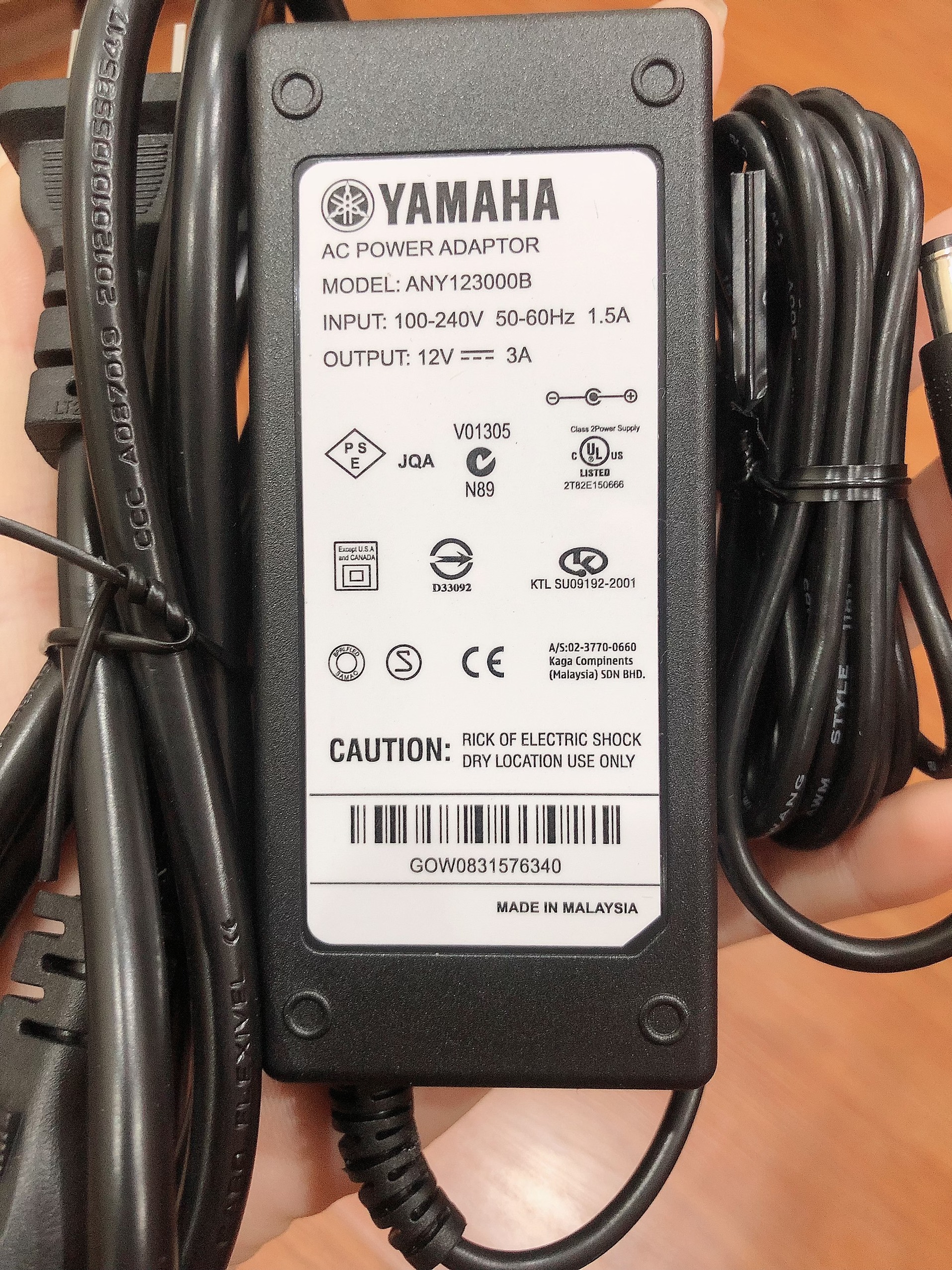 Nguồn 12V 3A Đàn Yamaha