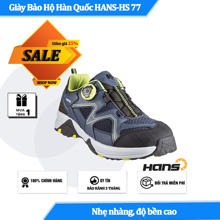 GIÀY BẢO HỘ CÁCH ĐIỆN HÀN QUỐC HANS HS-77-SF  (Zalo :0783155557 giảm giá )