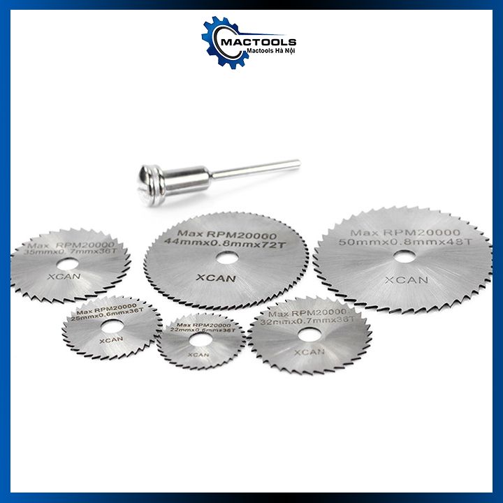Bộ lưỡi cắt đa năng 7 món ( 6 lưỡi cắt và 1 trục cắt 3.2mm) chất lượng cao