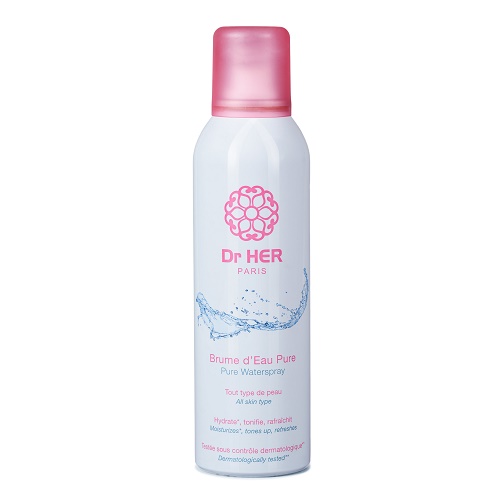 [TẶNG NƯỚC TẨY TRANG 100ML] Xịt khoáng Dr HER Paris 150ML