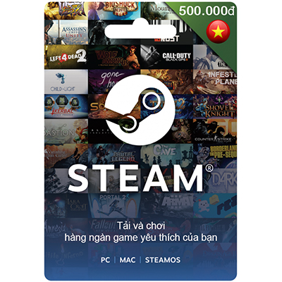 Thẻ Steam Wallet -  Mã Code Sẽ Được Gửi Ngay Trong Vòng 5 Phút