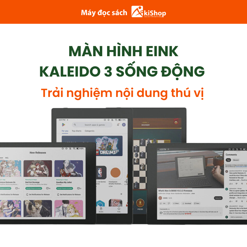 Máy đọc sách Boox Tab mini C chính hãng Akishop