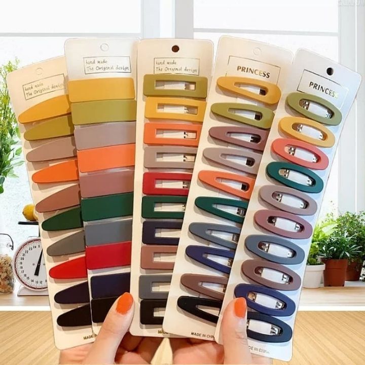 Combo 5 kẹp tóc mái 5 mix mẫu cho bạn gái bé gái
