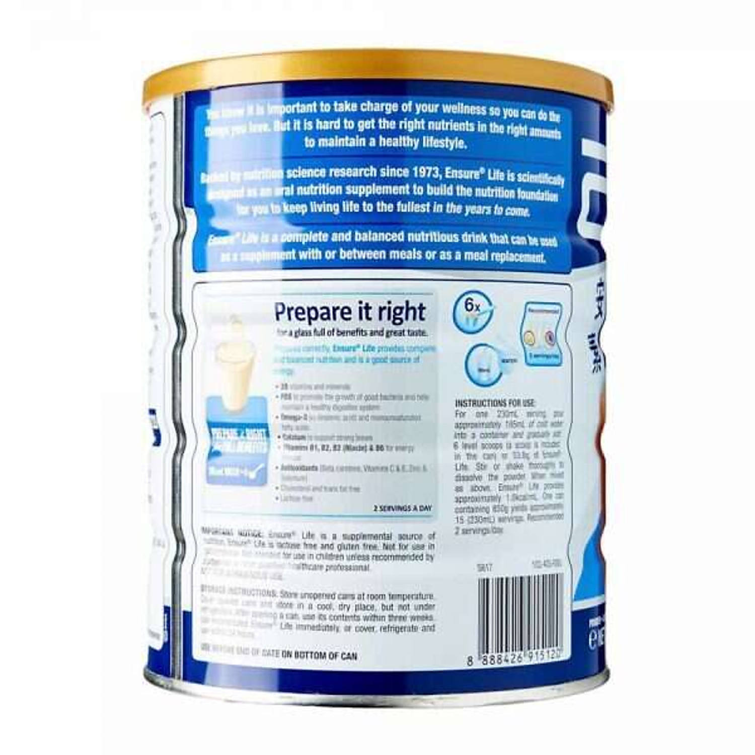 Sữa bột Ensure Úc 850gr