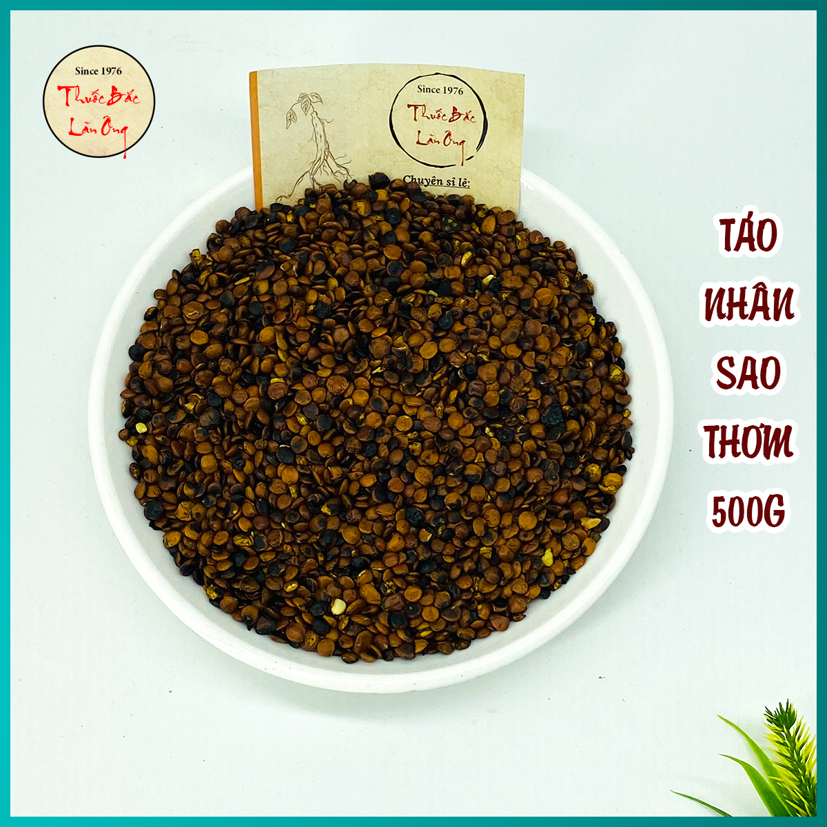 Táo nhân sao thơm 500g hàng loại 1, hỗ trợ an thần, giảm đau - hạ nhiệt