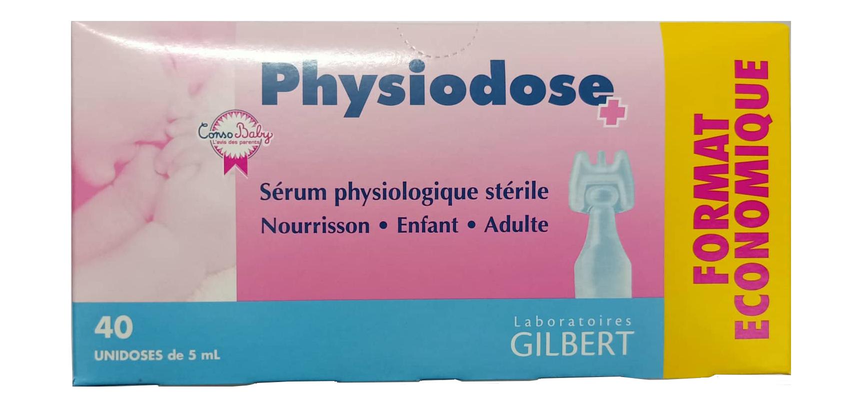 Nước muối sinh lý cho bé Physiodose Pháp
