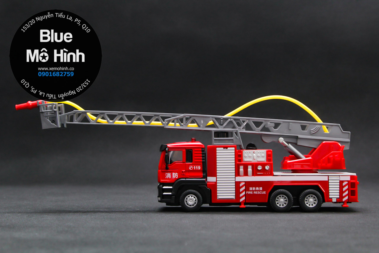 Blue mô hình | Mô hình xe cứu hỏa phun nước xe chữa cháy | Lazada.vn