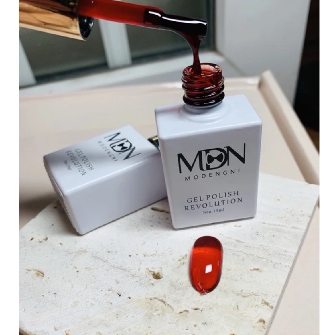 Sơn Gel Thạch Đỏ Rượu Lẻ Màu - Mini Nails