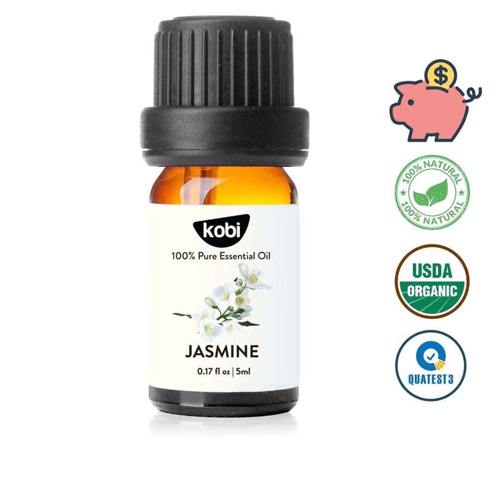 Tinh dầu Hoa Nhài Kobi Jasmine essential oil giúp thơm phòng, giảm stress hiệu quả - 5ml
