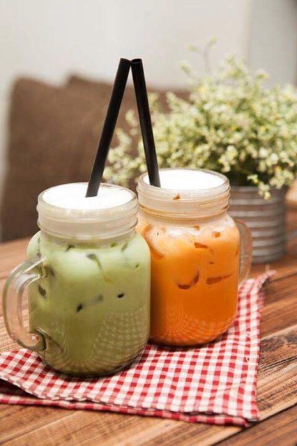 Combo 3 cốc thuỷ tinh có quai 500ml có nắp đậy