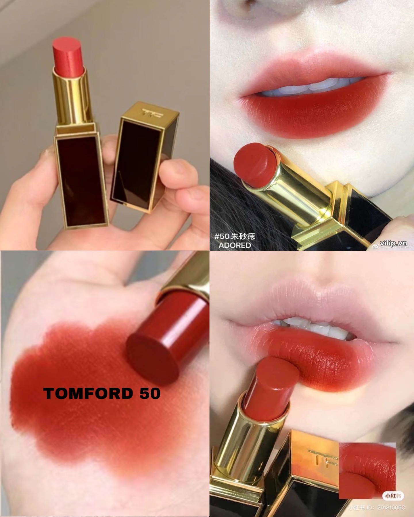 Son Tom Ford Lip Color Rouge A Levres FULL SIZE 3G, Bộ Sưu Tập Son Tomford  Lipstick Đủ Bill Bao Check 