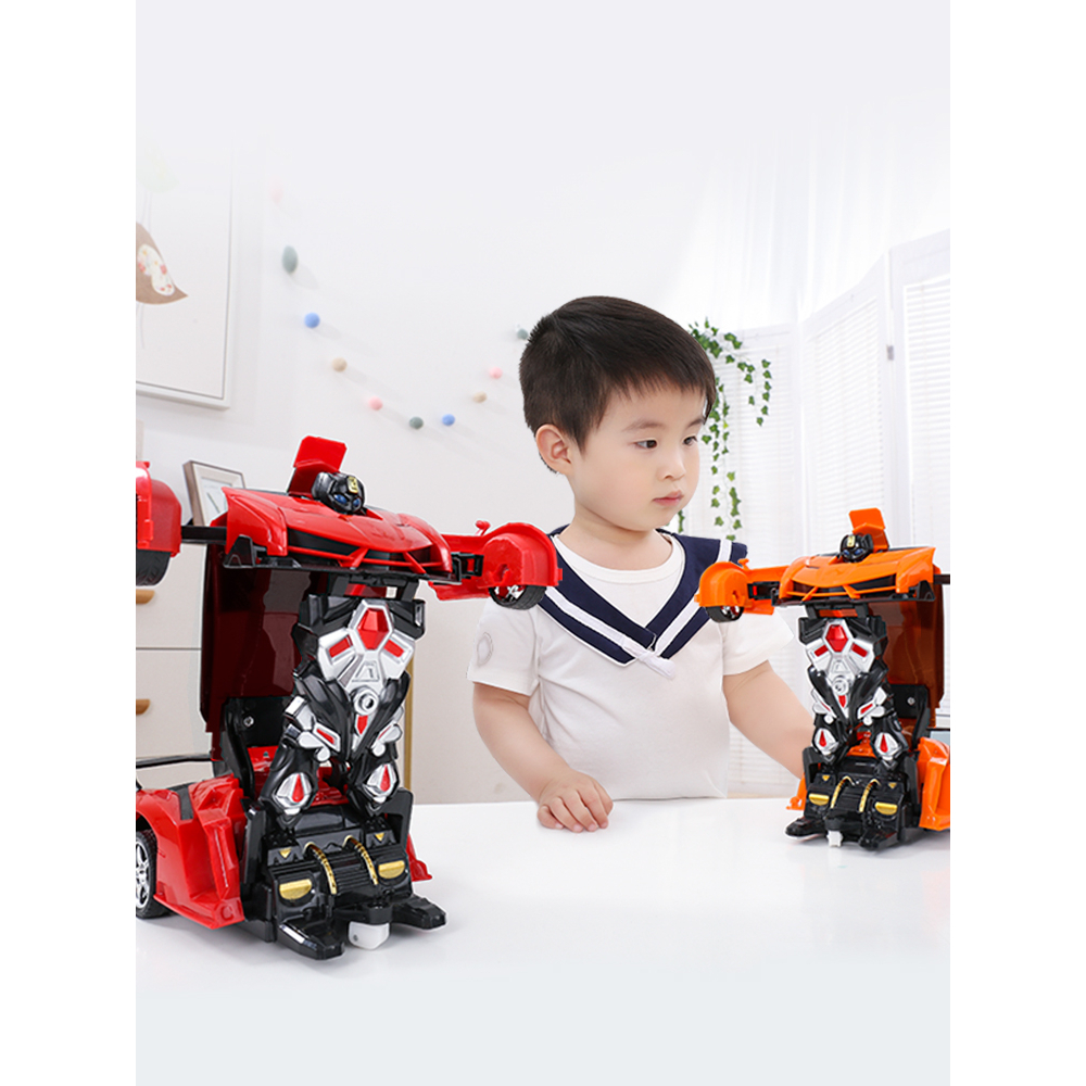 🚔Đồ Chơi Xe Ô Tô Điều Khiển Từ Xa Có Thể Biến Hình Robot Phiên Bản Có Sạc Pin,Ô tô điều khiển từ xa,Quà Tặng Cho Trẻ Em