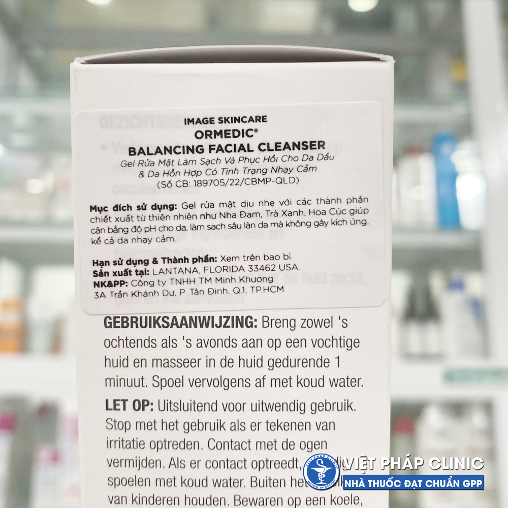Sữa rửa mặt Image Ormedic Cleanser 177ml