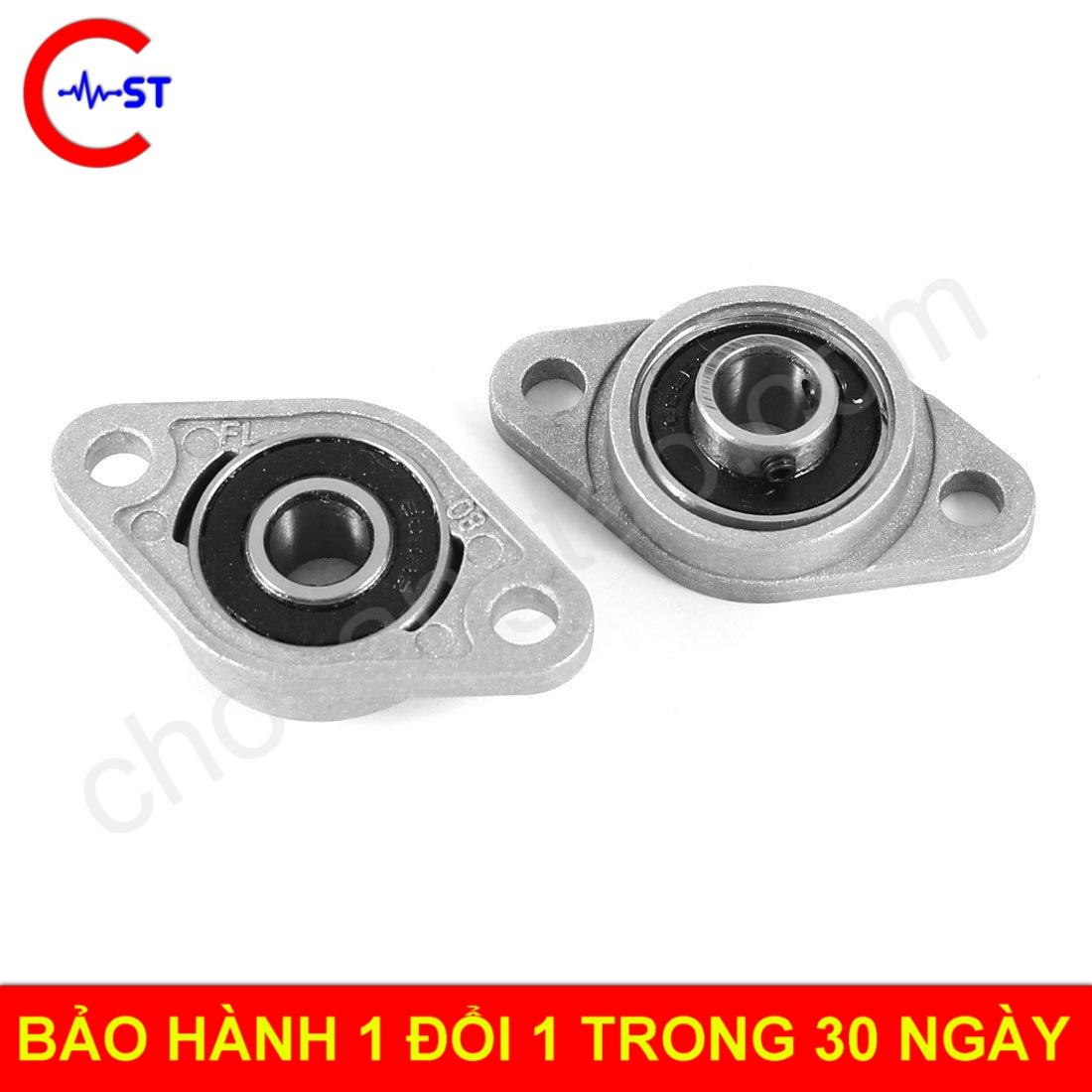 Gối đỡ vòng bi ngang trục 8mm