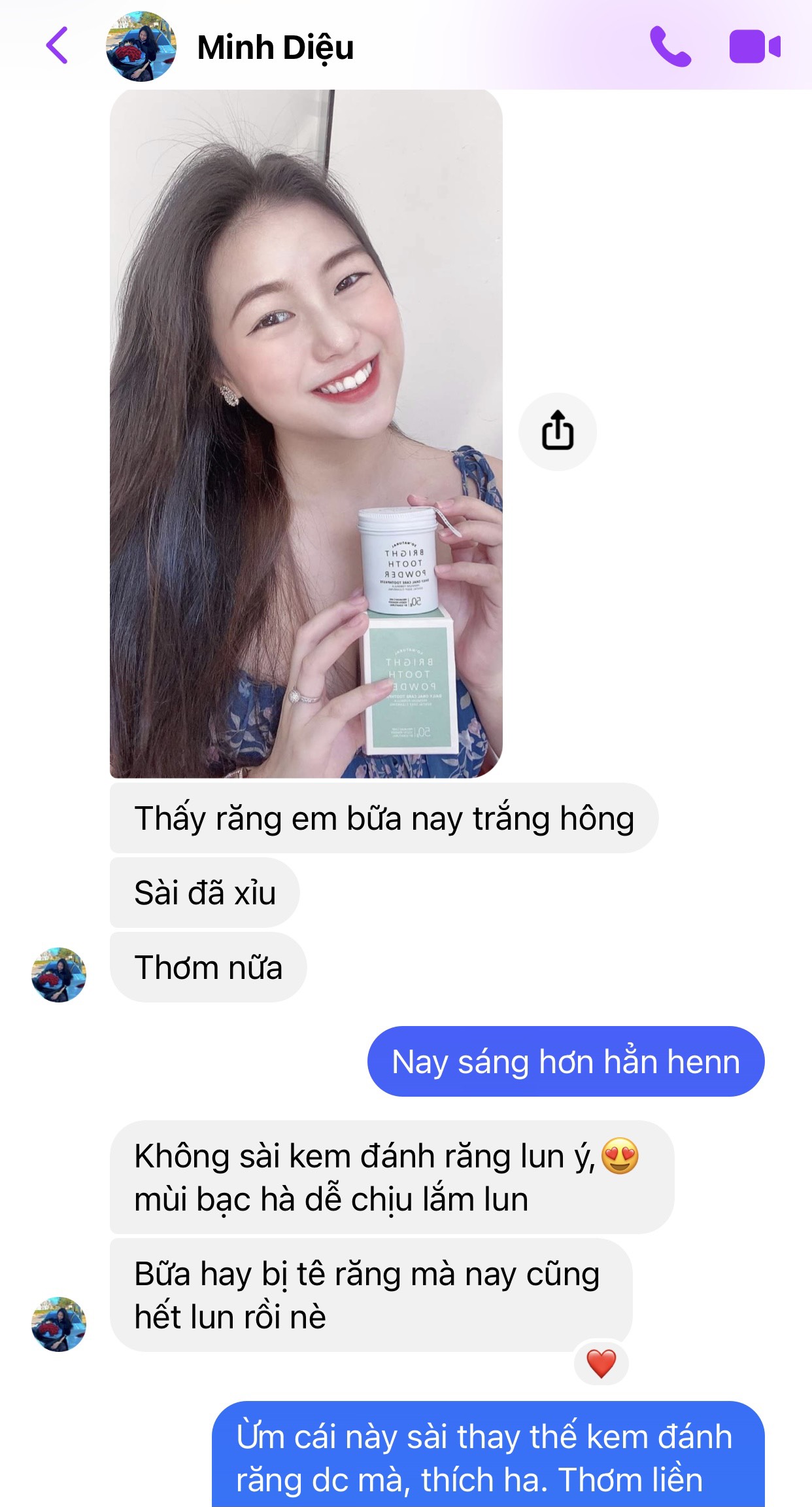 Bột Đánh Răng/Súc Miệng Làm Trắng Răng, Thơm Miệng 2in1 So Natural