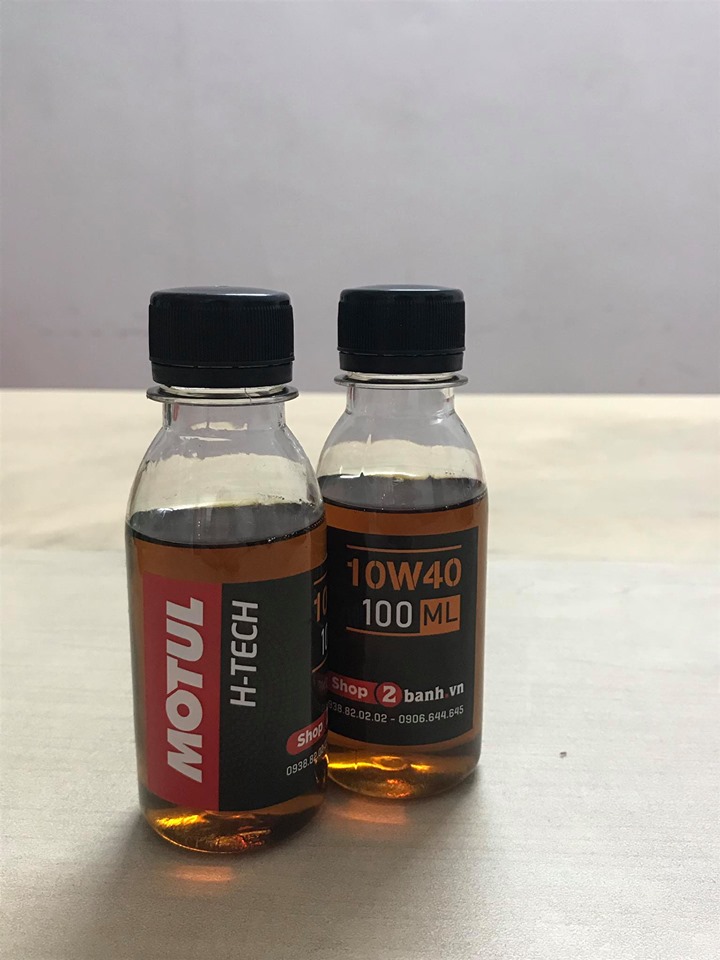 Nhớt Motul H-Tech 100 4T 10W40 chiết lẻ 100ml
