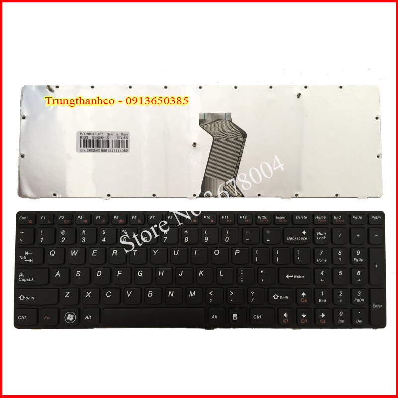Bàn Phím Laptop Lenovo G580