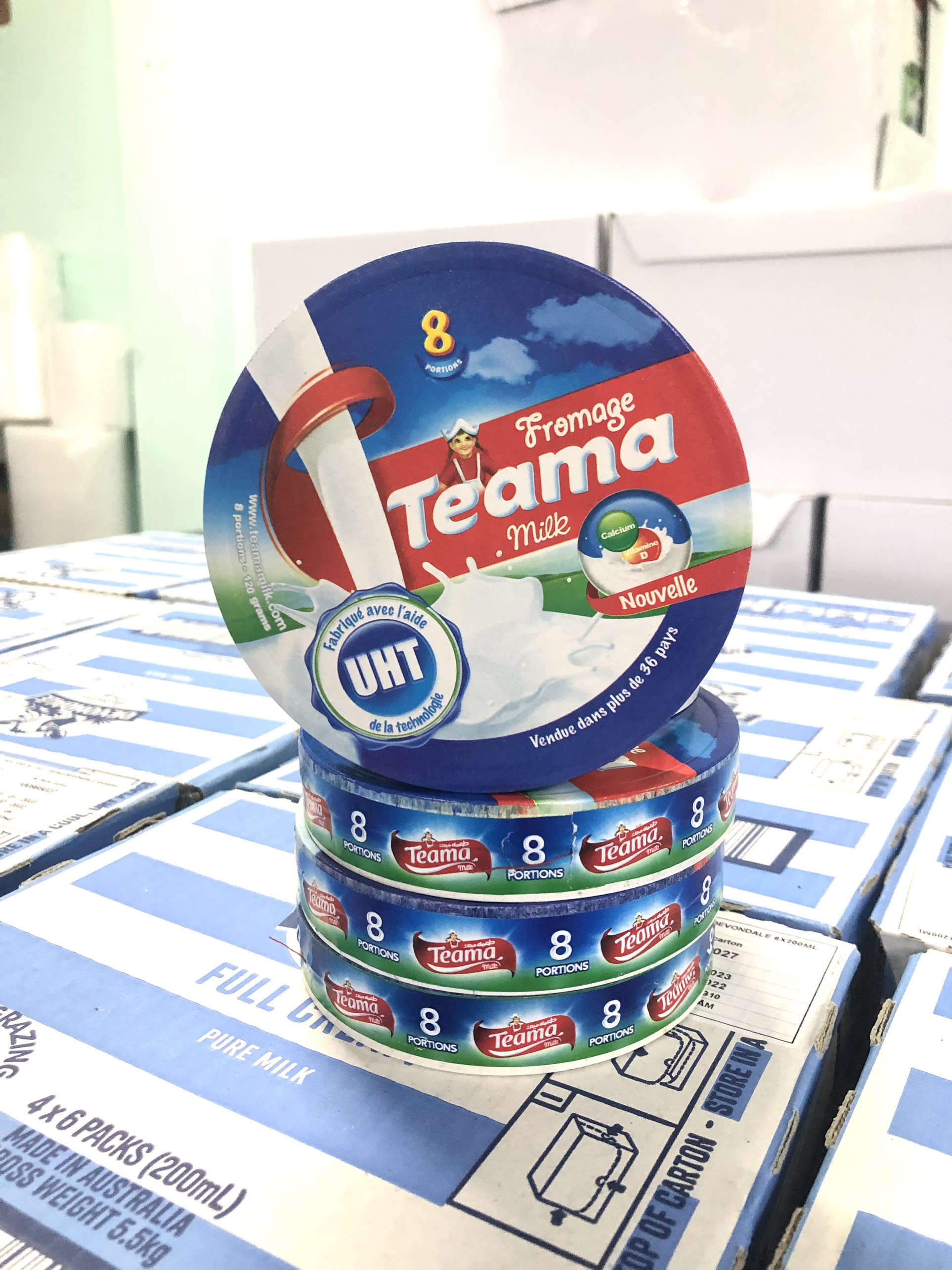 Phô Mai Teama 8 Miếng 120g - Nhập Khẩu Ai Cập