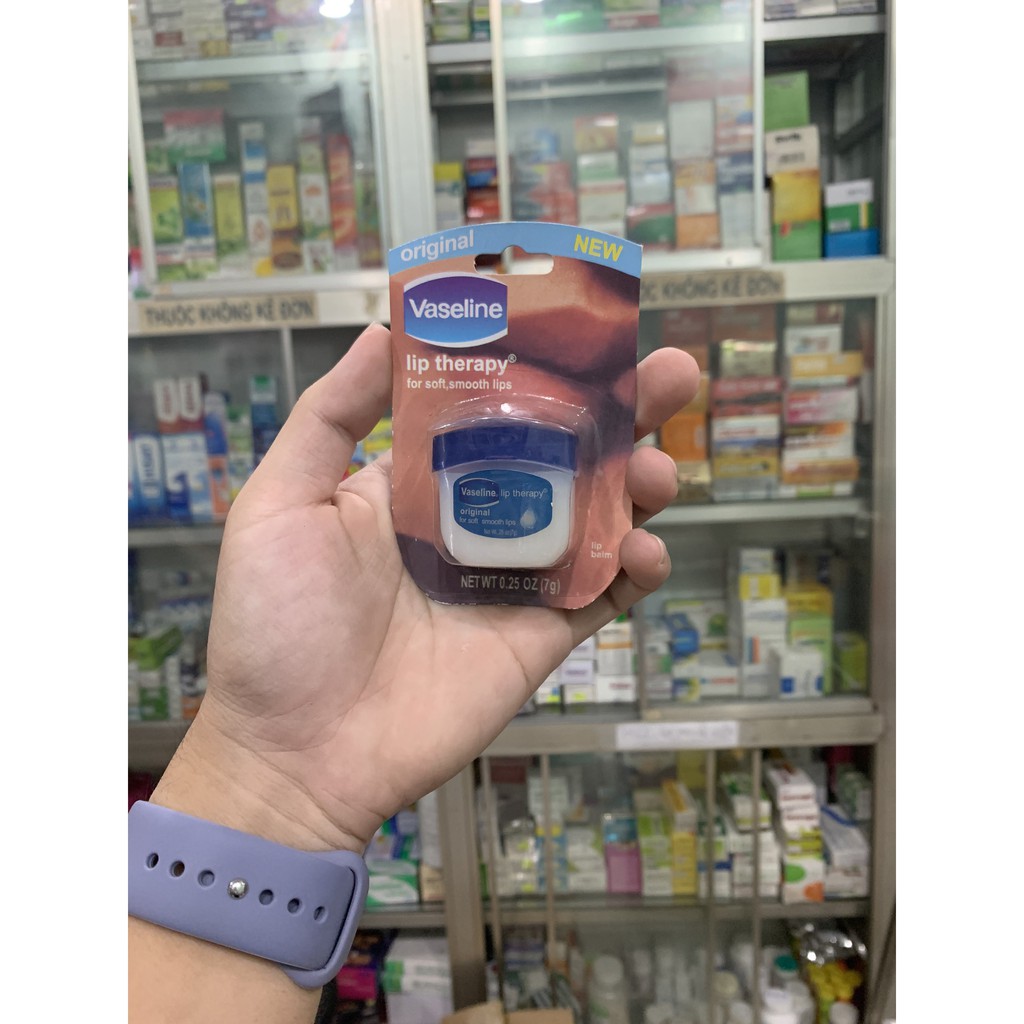 [HCM]Vaseline Dưỡng Môi - Sáp dưỡng môi Vaseline Lip Therapy 7g - Đỏ.