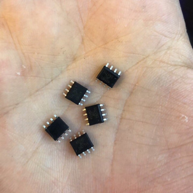 Set 10 con IC dán 4558 khuếch đại