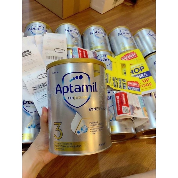 Sữa Aptamin Pro Úc 900gr số 1.2.3 ( Mau Moi)date t11/2023