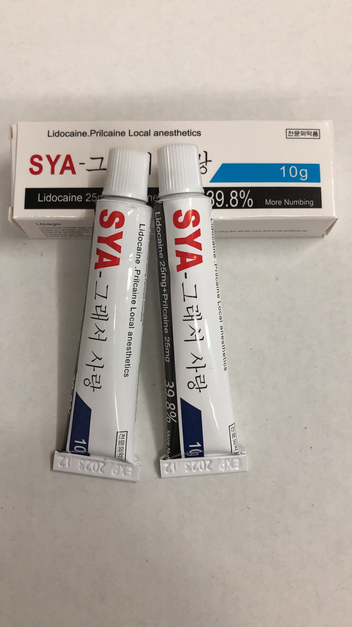 [Set 2 tip] Kem Tê Sya phun xăm Môi mày mí mắt 10g