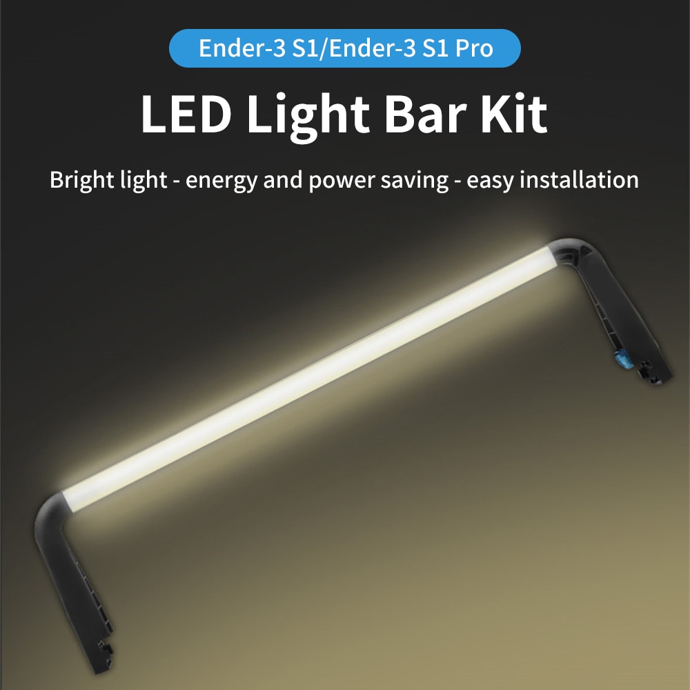 2 creality 3d ender-3 s1 ender-3 s1 pro led light bar kit 3d printer parts led chip easy installation soft light more comfort