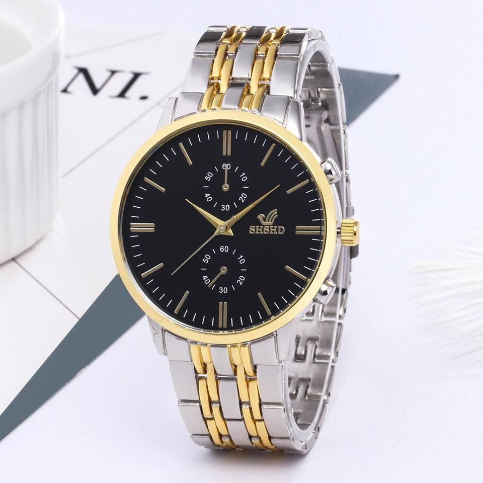 Đồng hồ thời trang nam SHSHD chỉ vàng