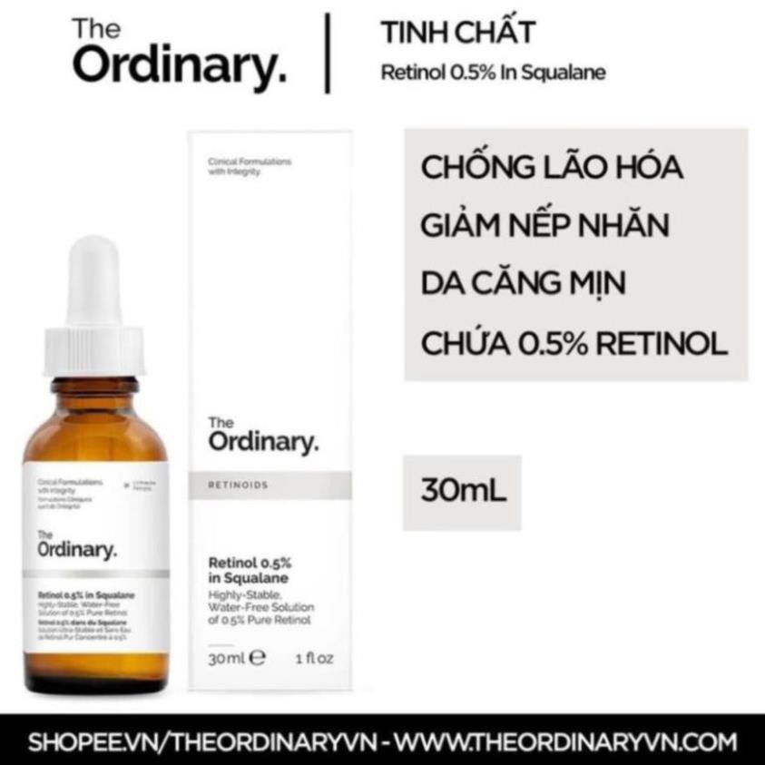 Tinh chất The Ordinary Retinol 0.5% In Squalane