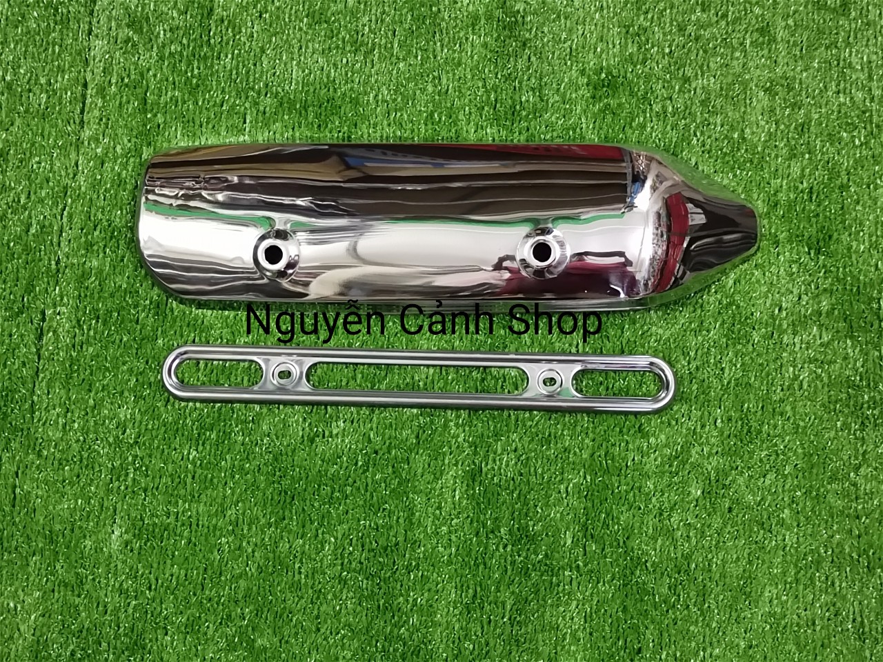 ốp pô SH 150 Ý 2016 loại inox dầy