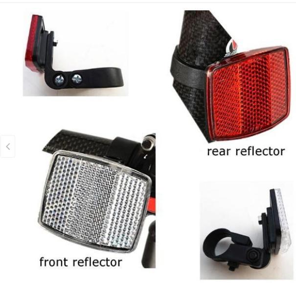 Combo 2 phản quang trước sau gắn xe đạp