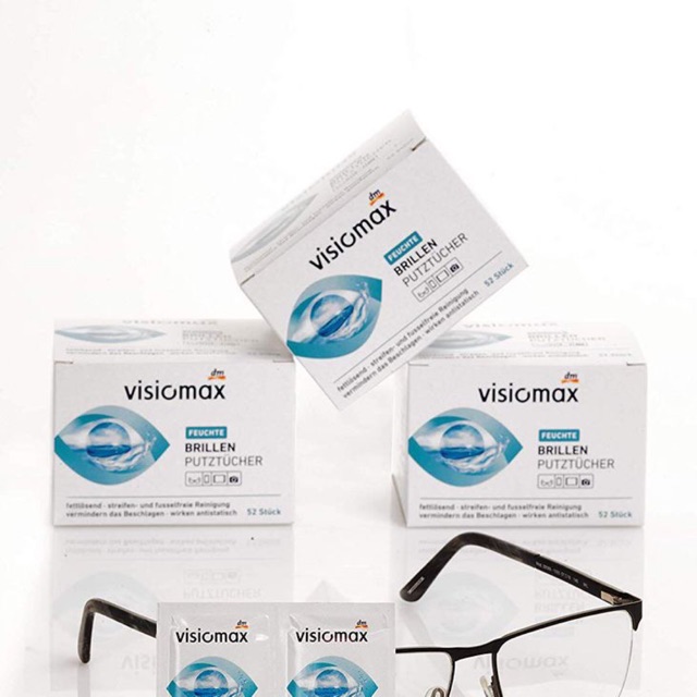 [Hàng Đức] Khăn giấy lau kính VISIOMAX