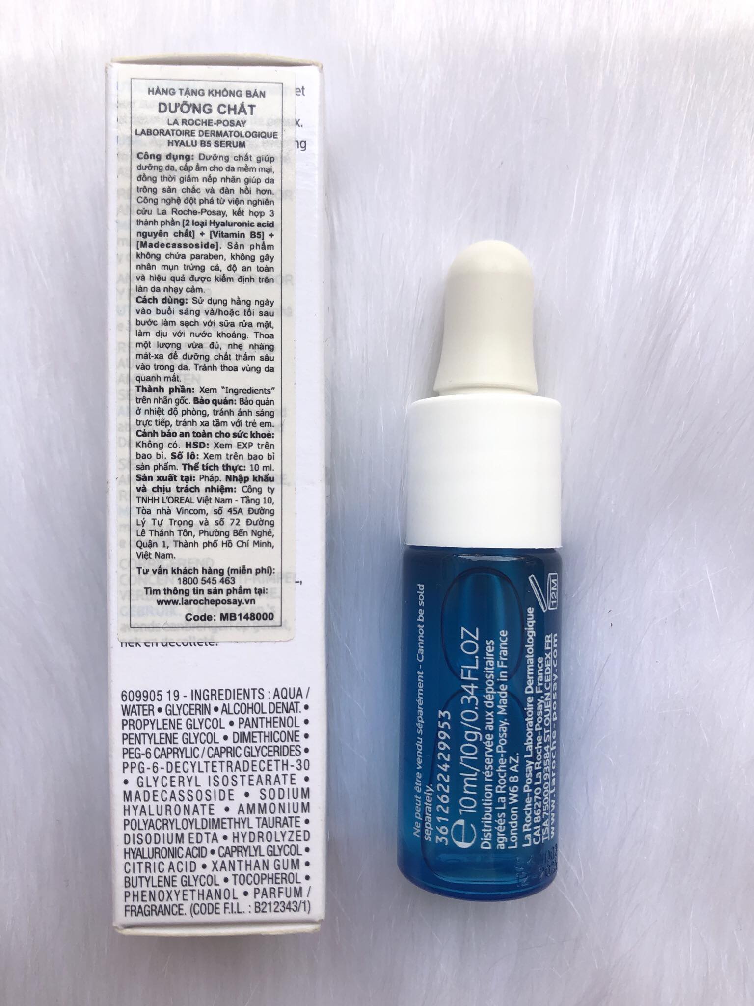 [Hàng cty] SERUM HYALU B5 LA ROCHE POSAY 30ml, 10ml ( b5 laroche posay)