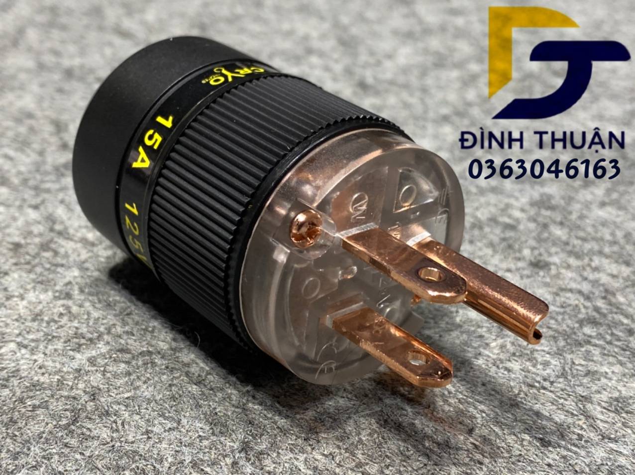 Đầu giắc nguồn ĐỰC (phích cắm nguồn cho amlifer/loa HI-END) ACROLINK - CRYO FP-10