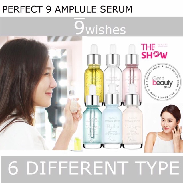 Serum dưỡng da các dòng hãng 9Wishes