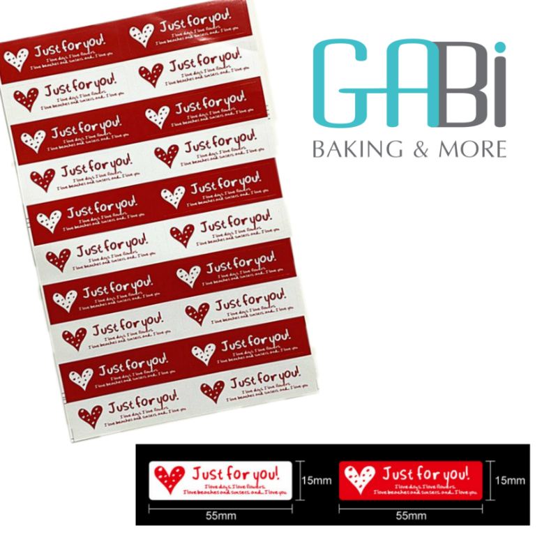 [Có sẵn] Sticker For you (bảng 9 tem và 20 tem)