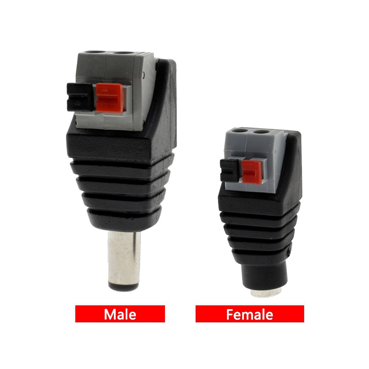 Jack DC Nối Nguồn Đực/Cái